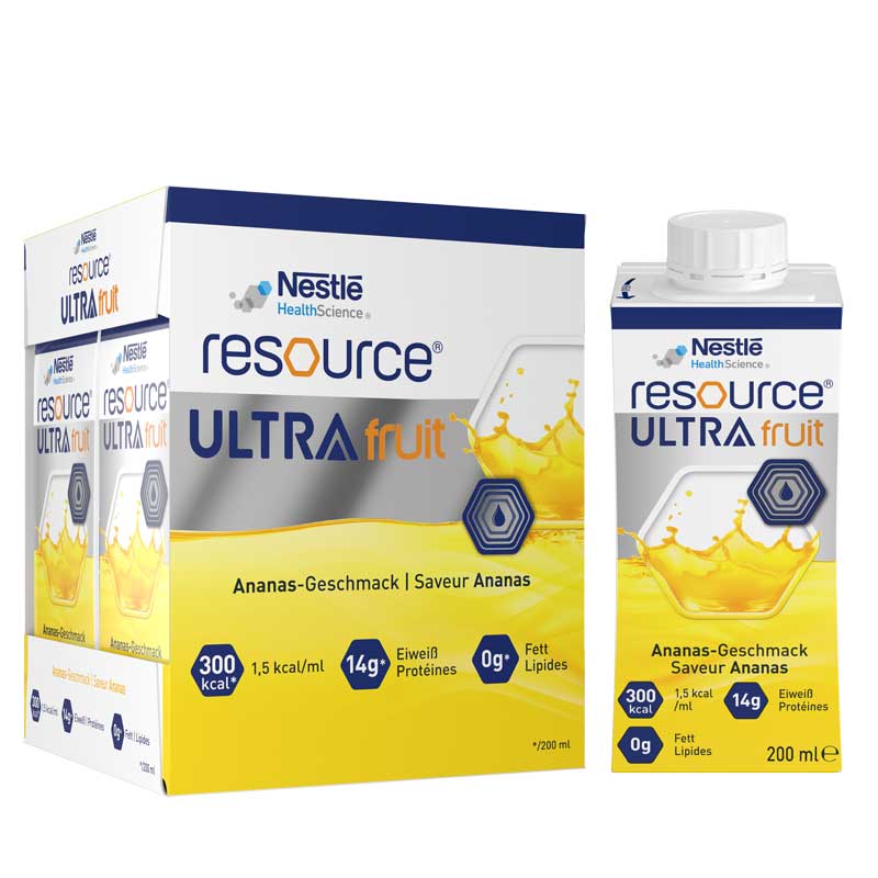 resource ULTRA fruit Ananas 4X200 ml Flüssigkeit