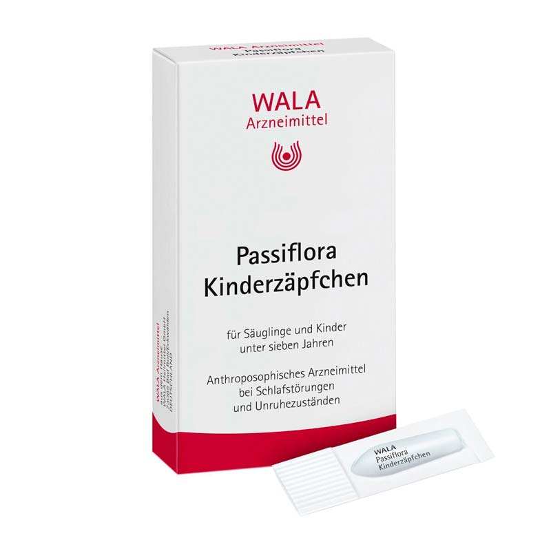 WALA Passiflora Kinderzäpfchen 10X1 g Kinder-Suppositorien