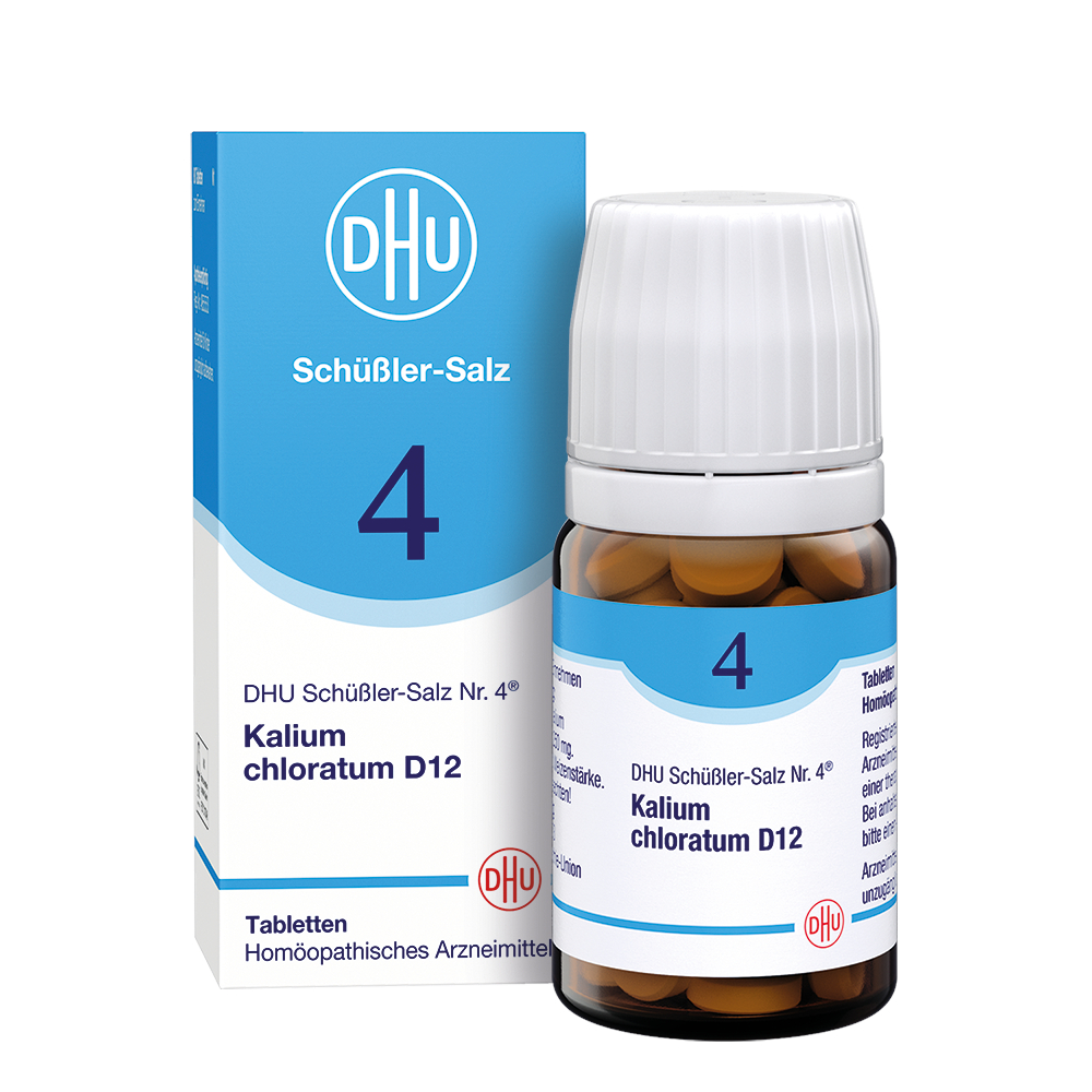 DHU Schüssler-Salz Nr. 4  Kalium chloratum D 12 Tabletten 80 St Tabletten