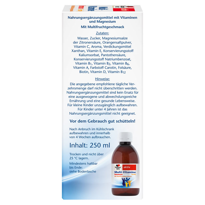 Doppelherz aktiv Multi-Vitamine Immun family 250 ml Flüssigkeit