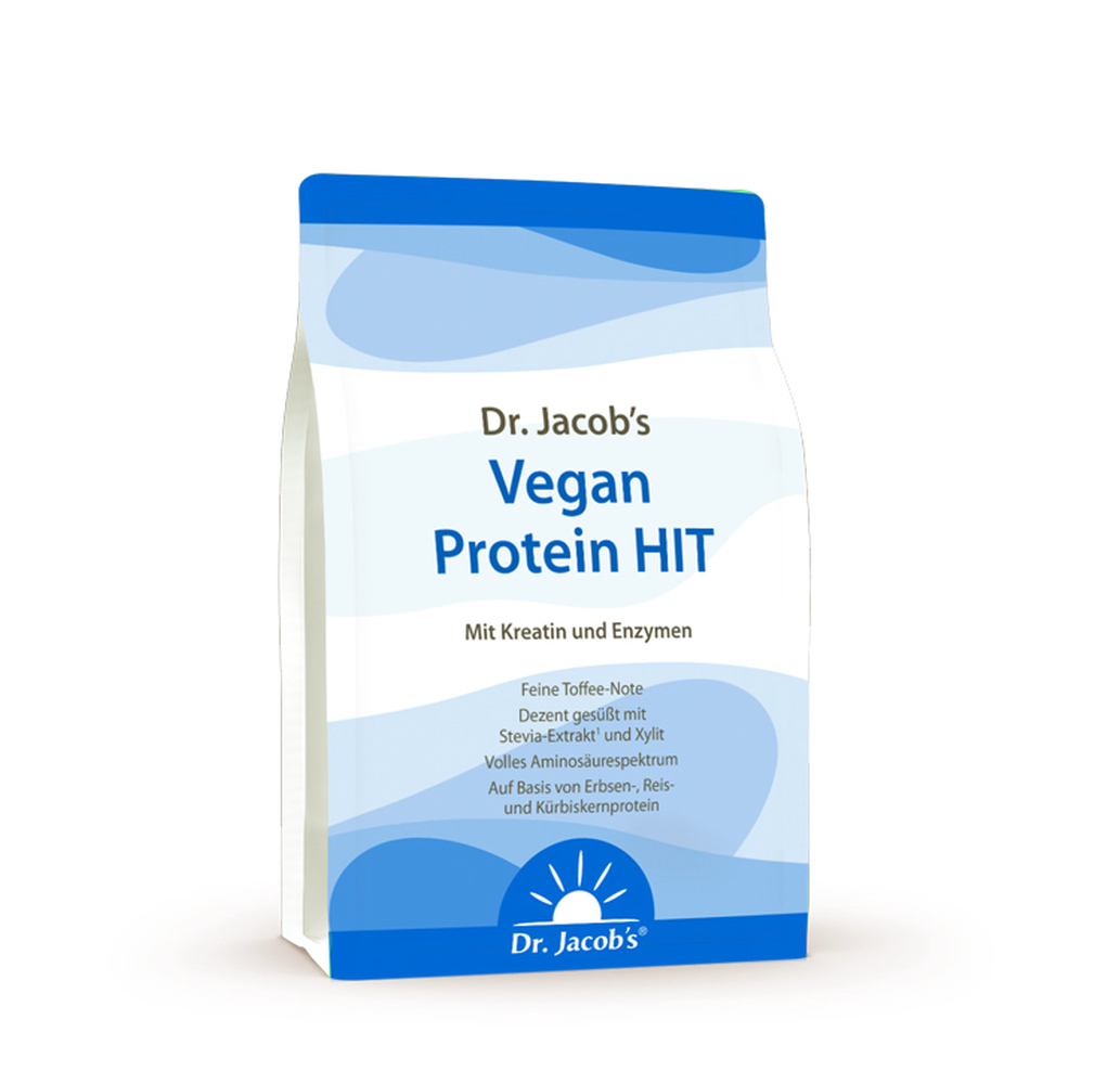 Vegan Protein HIT Proteinpulver mit Erbse + Kreatin + Enzyme