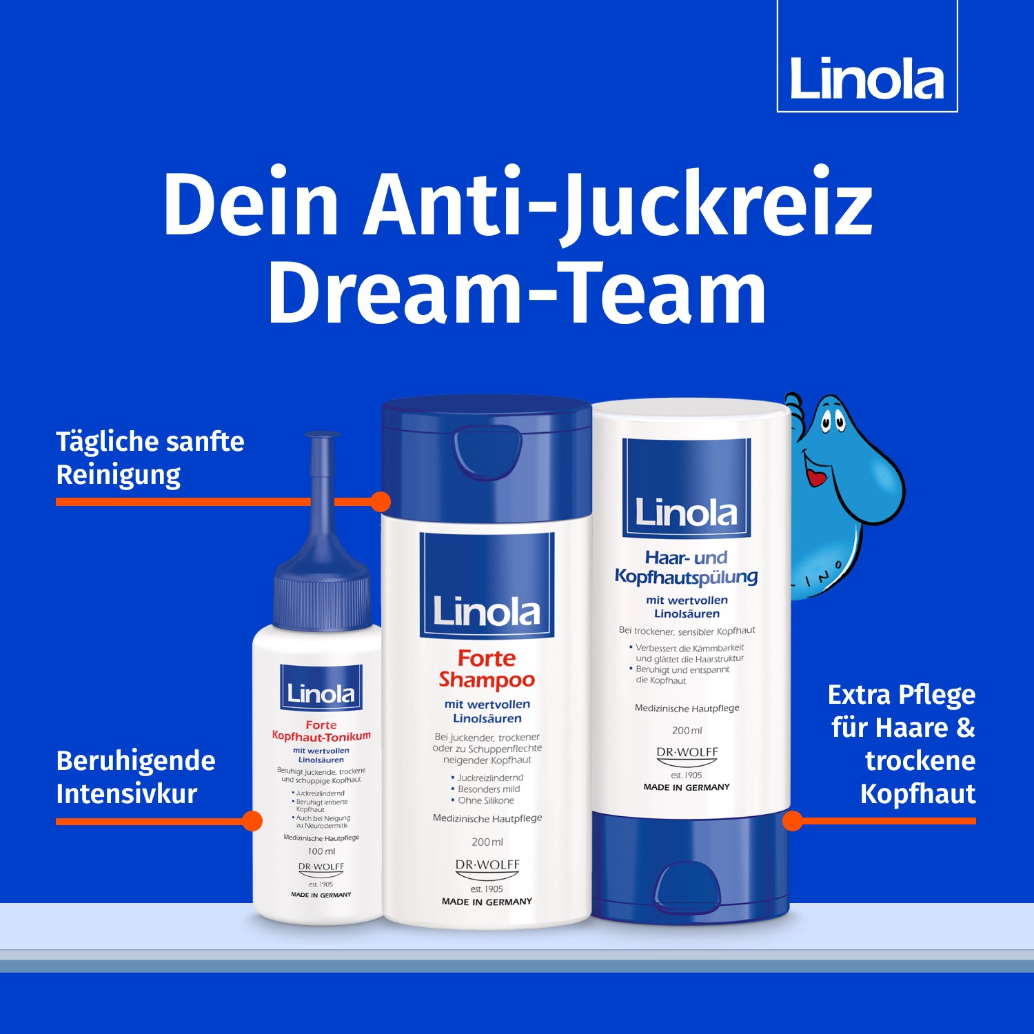 Linola Haar- und Kopfhautspülung 200 ml Haarspülung