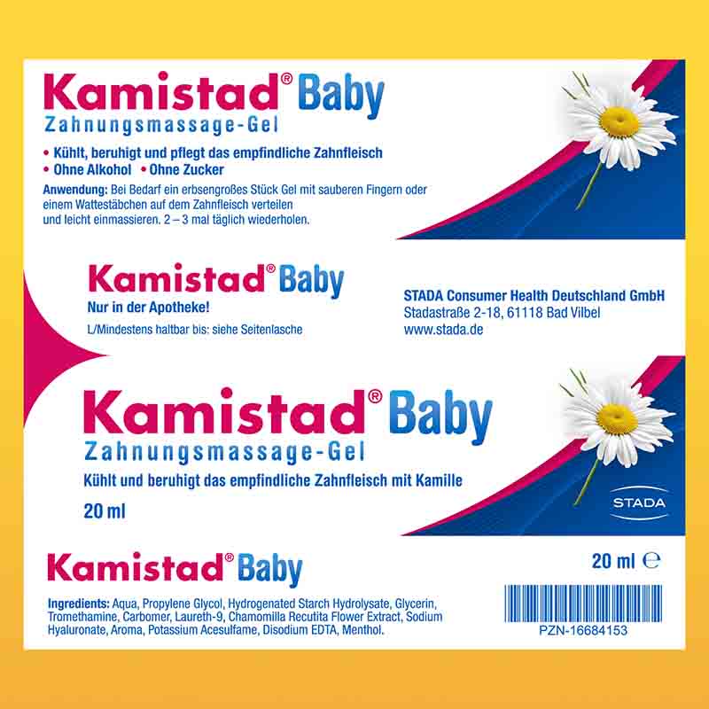 Kamistad Baby Zahnungsmassage-Gel 20 ml Gel
