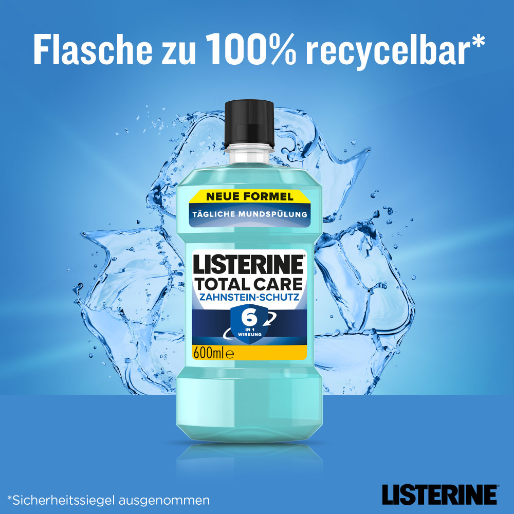 LISTERINE TOTAL CARE ZAHNSTEIN 600 ml Lösung