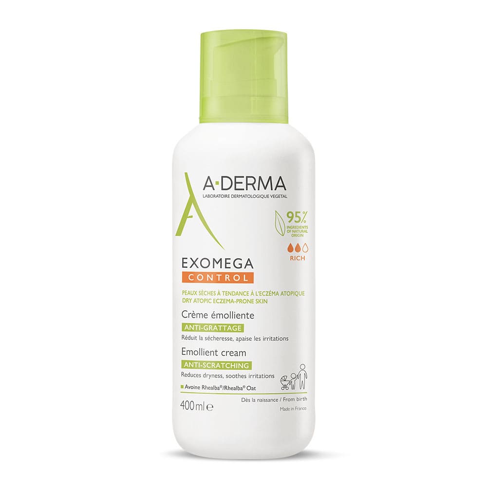 A-DERMA EXOMEGA CONTROL Rückfettende Creme 400 ml Creme