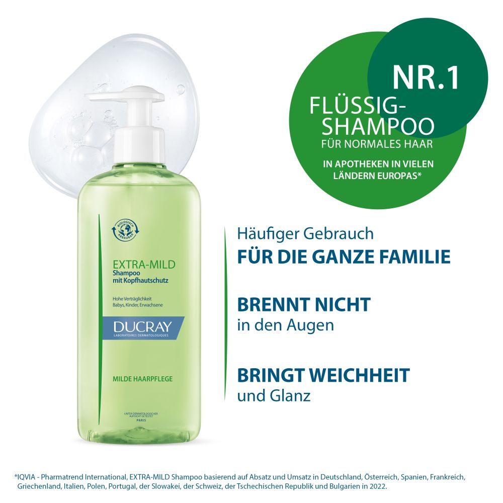 DUCRAY EXTRA MILD Shampoo mit Kopfhautschutz 400 ml Shampoo