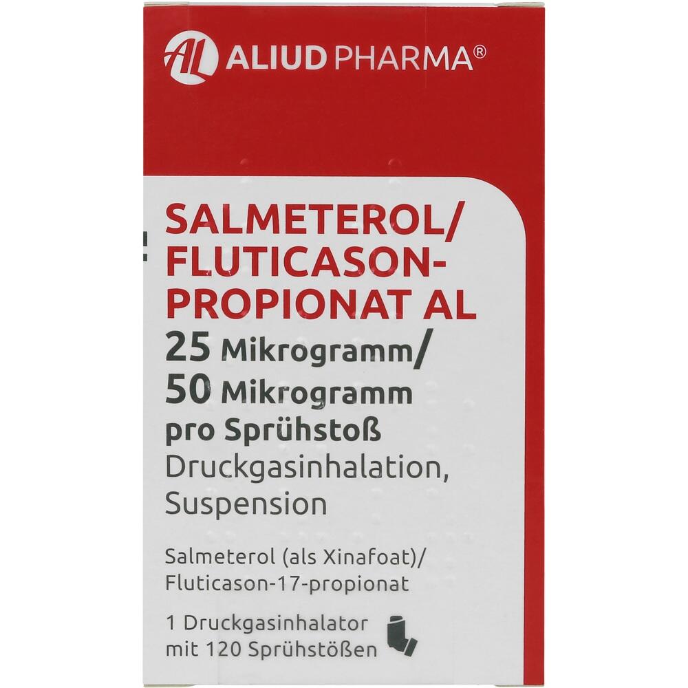 SALMETEROL/FLUTICASONPRPIONAT AL 25 µg/50 µg 1 St Dosieraerosol