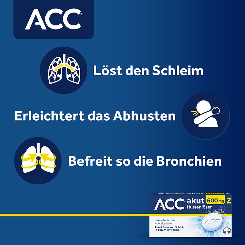 ACC akut 600 mg Z Hustenlöser 20 St Brausetabletten