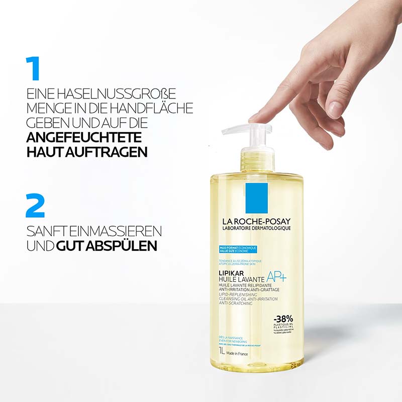 LA ROCHE-POSAY LIPIKAR HUILE LAVANTE AP+ 1000 ml Duschgel