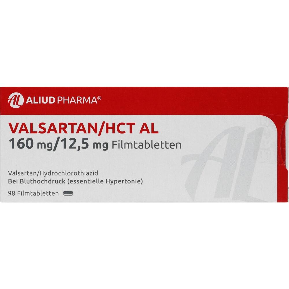 VALSARTAN/HCT AL 160mg/12,5mg 98 St Filmtabletten