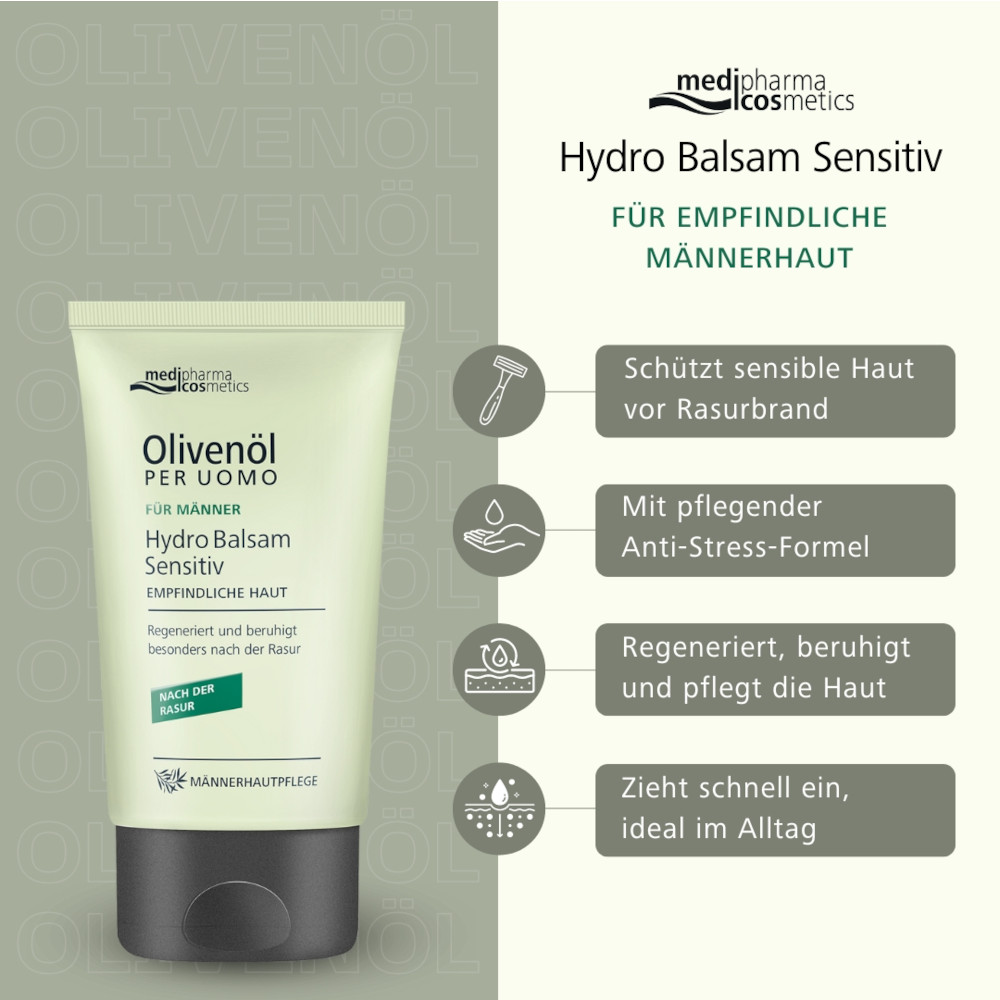 OLIVENÖL Per Uomo Hydro Balsam sensitiv 50 ml Balsam