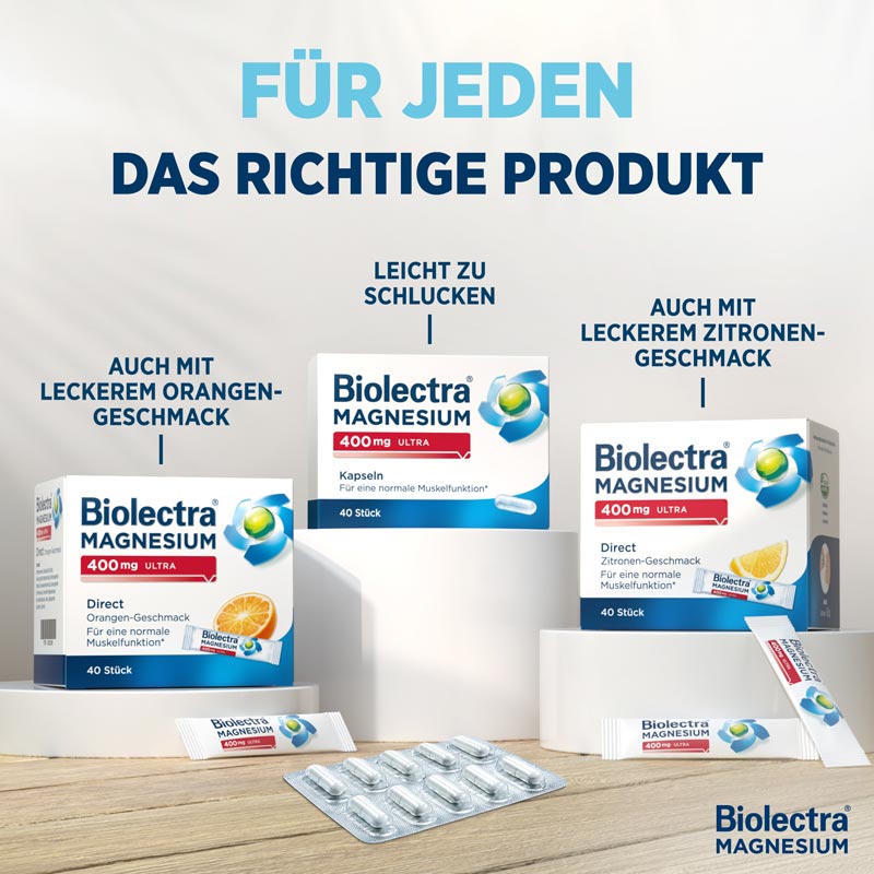 Biolectra MAGNESIUM 400mg ULTRA Orange 20 St Granulat