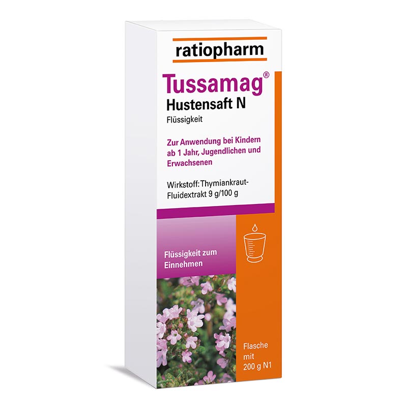 Tussamag Hustensaft N 200 g Flüssigkeit zum Einnehmen