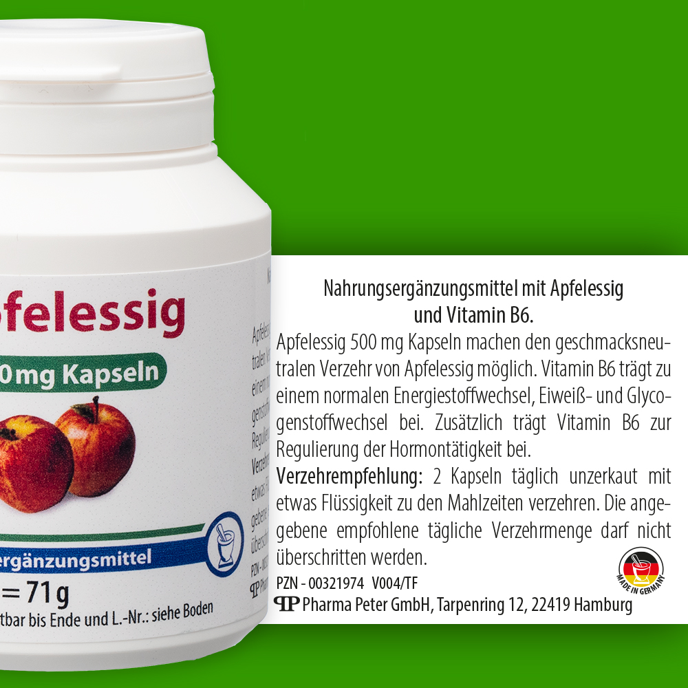 APFELESSIG 500 Kapseln 120 St Kapseln