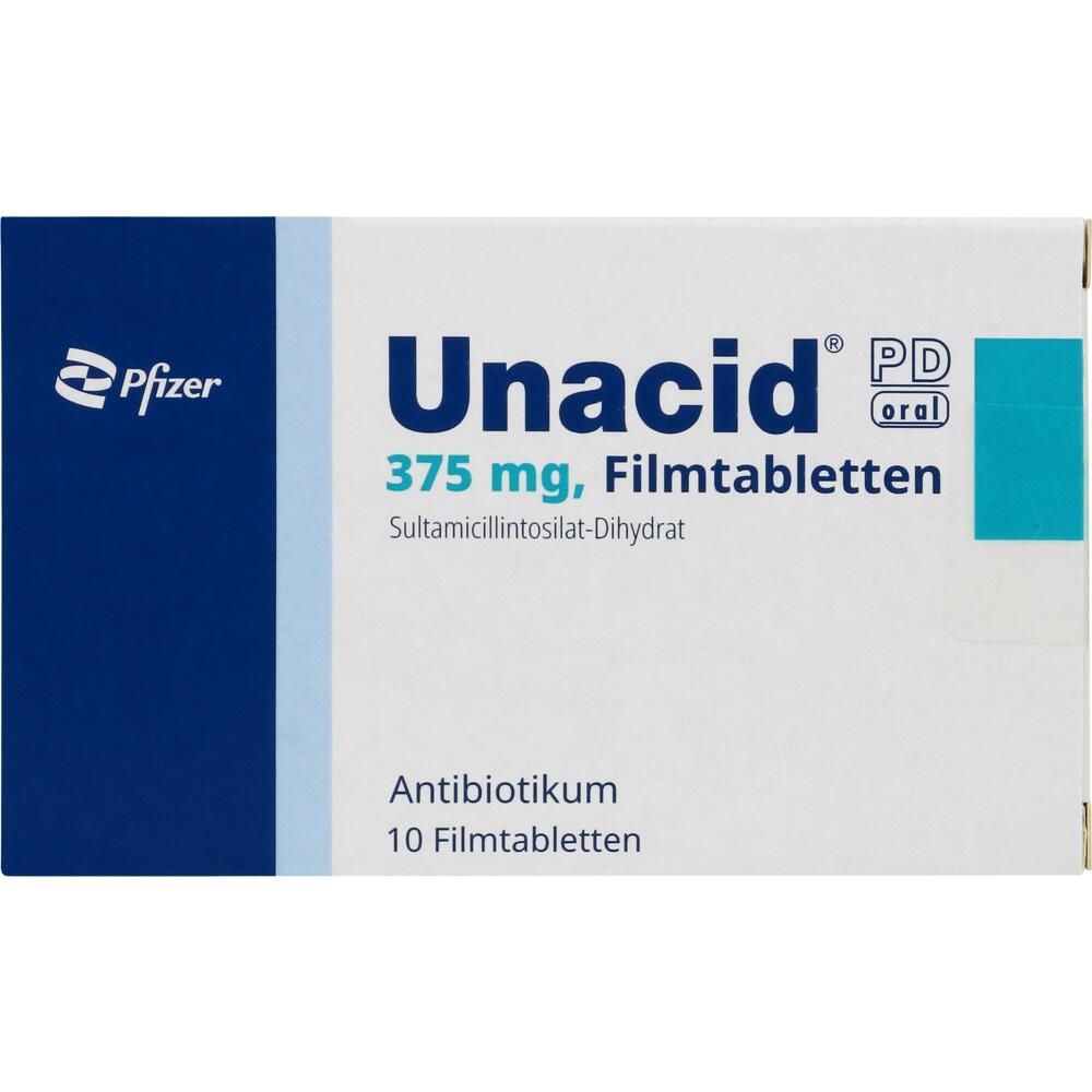 Unacid PD oral 375mg 10 St Filmtabletten
