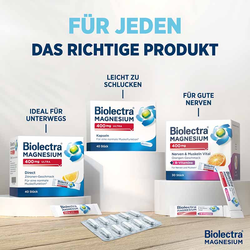 Biolectra MAGNESIUM 150mg Zitrone  20 St Brausetabletten
