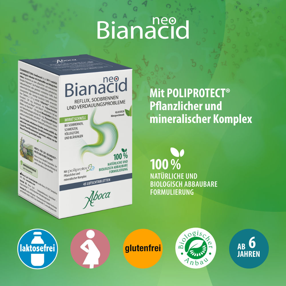 neo Bianacid  Zitronengeschmack 14 St Lutschtabletten