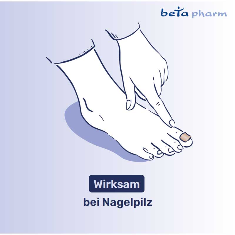 Amorolfin beta 50 mg/ml wirkstoffhaltiger Nagellack 3 ml Wirkstoffhaltiger Nagellack