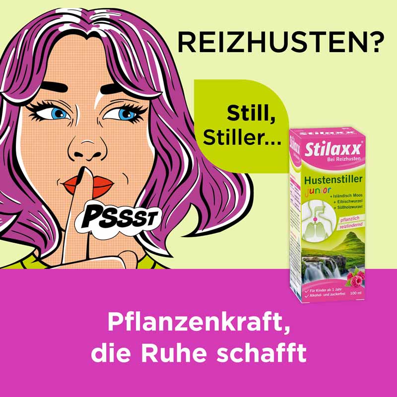 Stilaxx Hustenstiller junior 100 ml bei Reizhusten 100 ml Sirup