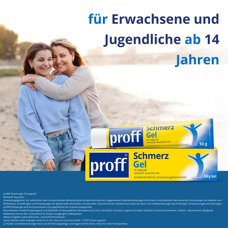 Proff Schmerzgel 50mg/g 50 g Gel