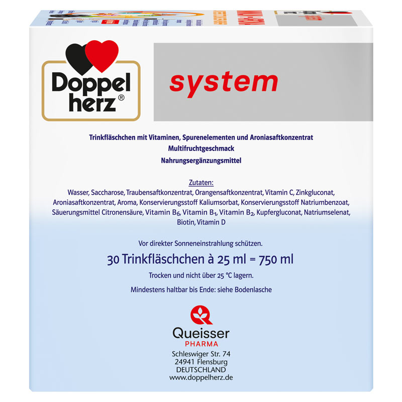 Doppelherz system IMMUN + ARONIA 30 St Ampullen