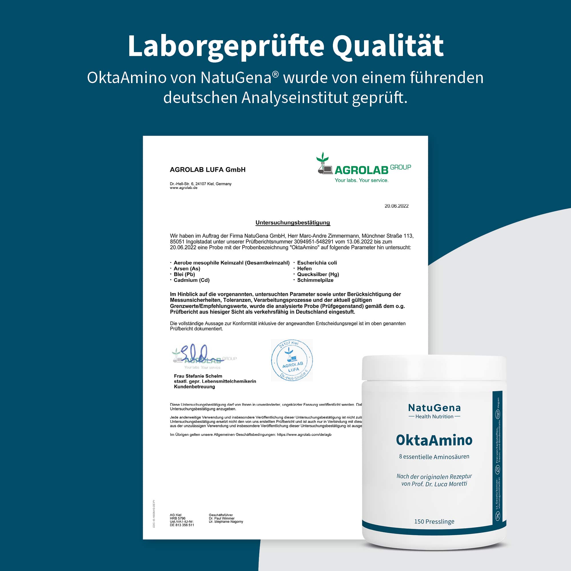 NatuGena OktaAmino 150 St Presslinge