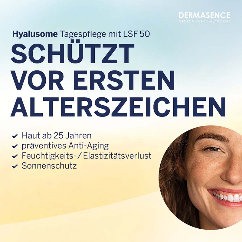 DERMASENCE Hyalusome TAGESPFLEGE MIT LSF 50 50 ml Emulsion