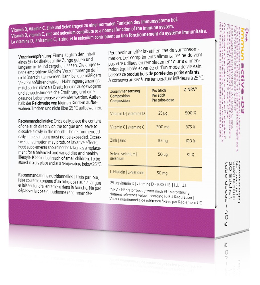 immun active + D3 20 St Pulver