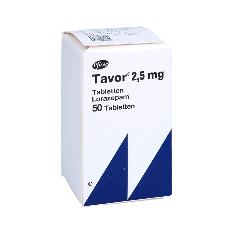 TAVOR 2,5 Tabletten 50 St Tabletten