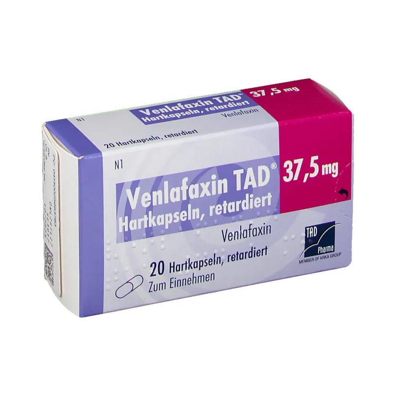 Venlafaxin TAD 37,5mg 20 St Retard-Kapseln