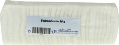 VERBANDWATTE 100% Baumwolle zickzack 50 g Watte