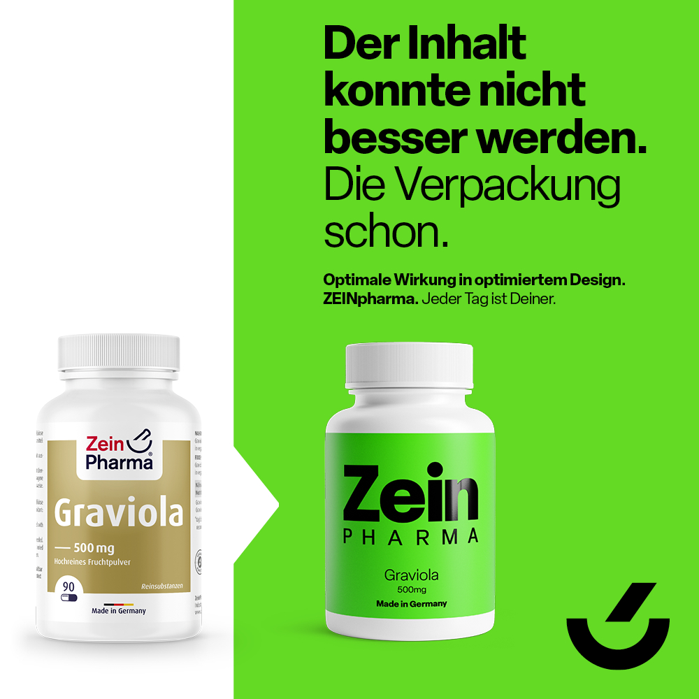 Zein PHARMA Graviola 500mg 90 St Kapseln