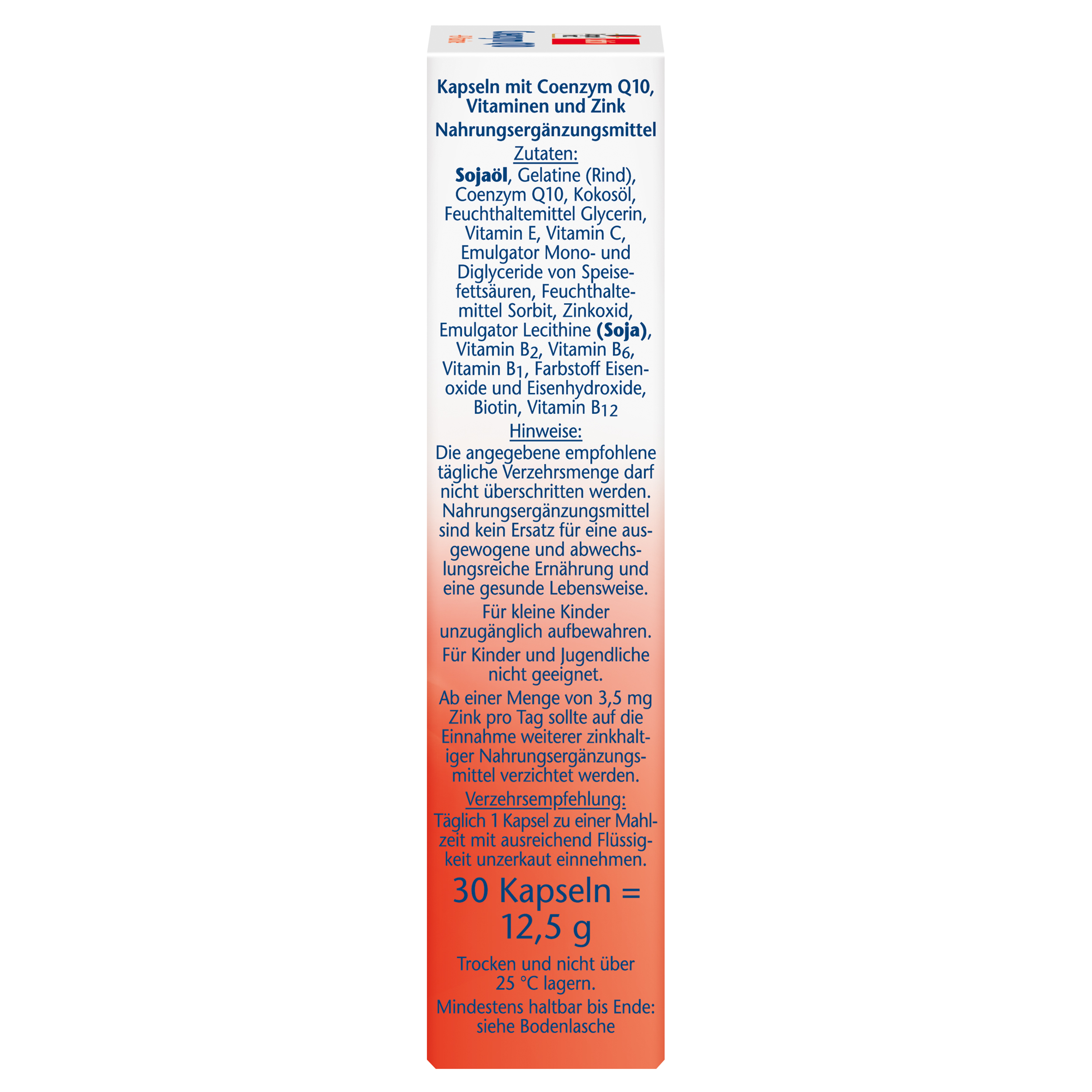 Doppelherz aktiv Coenzym Q10 + B Vitamine  30 St Kapseln