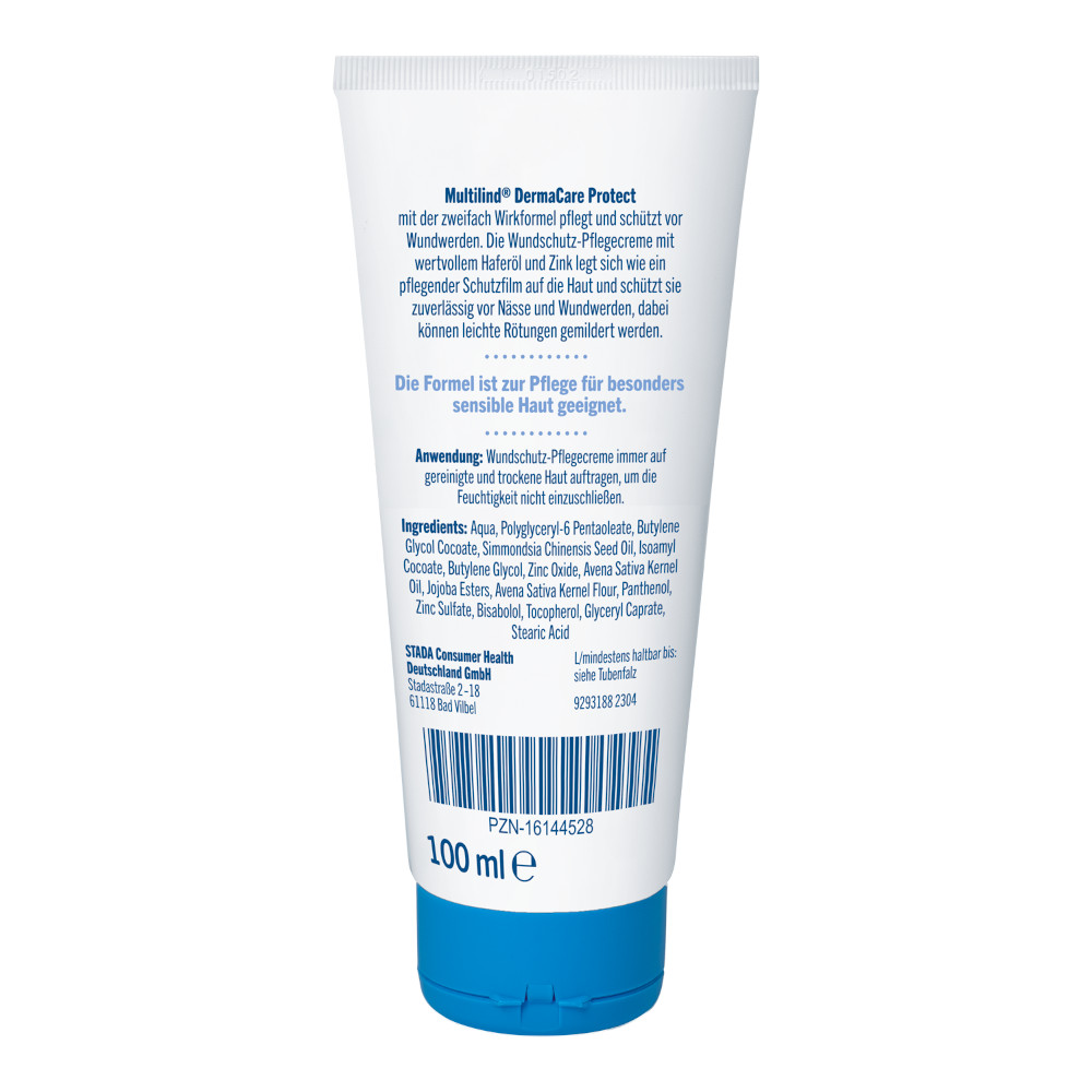 Multilind DermaCare Protect WUNDSCHUTZ-PFLEGECREME 200 ml Creme
