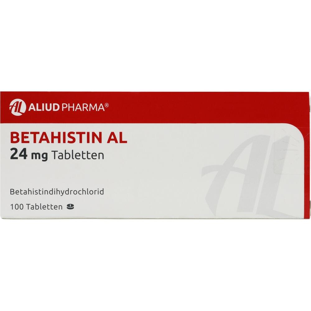 BETAHISTIN AL 24mg Tabletten  100 St Tabletten