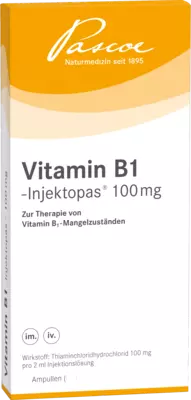 VITAMIN B1 Injektopas 100 mg Injektionslösung 100X2 ml Injektionslösung