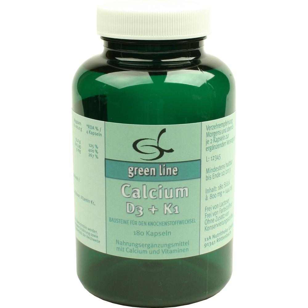 CALCIUM D3+K1 Kapseln 180 St Kapseln