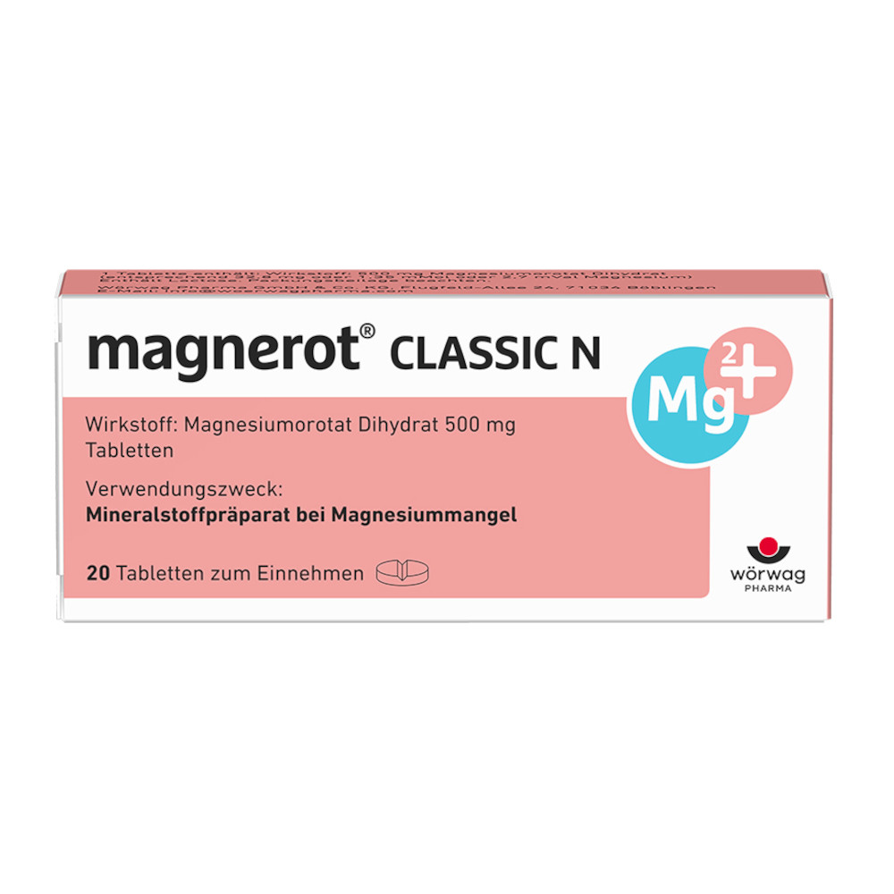 magnerot CLASSIC N 20 St Tabletten