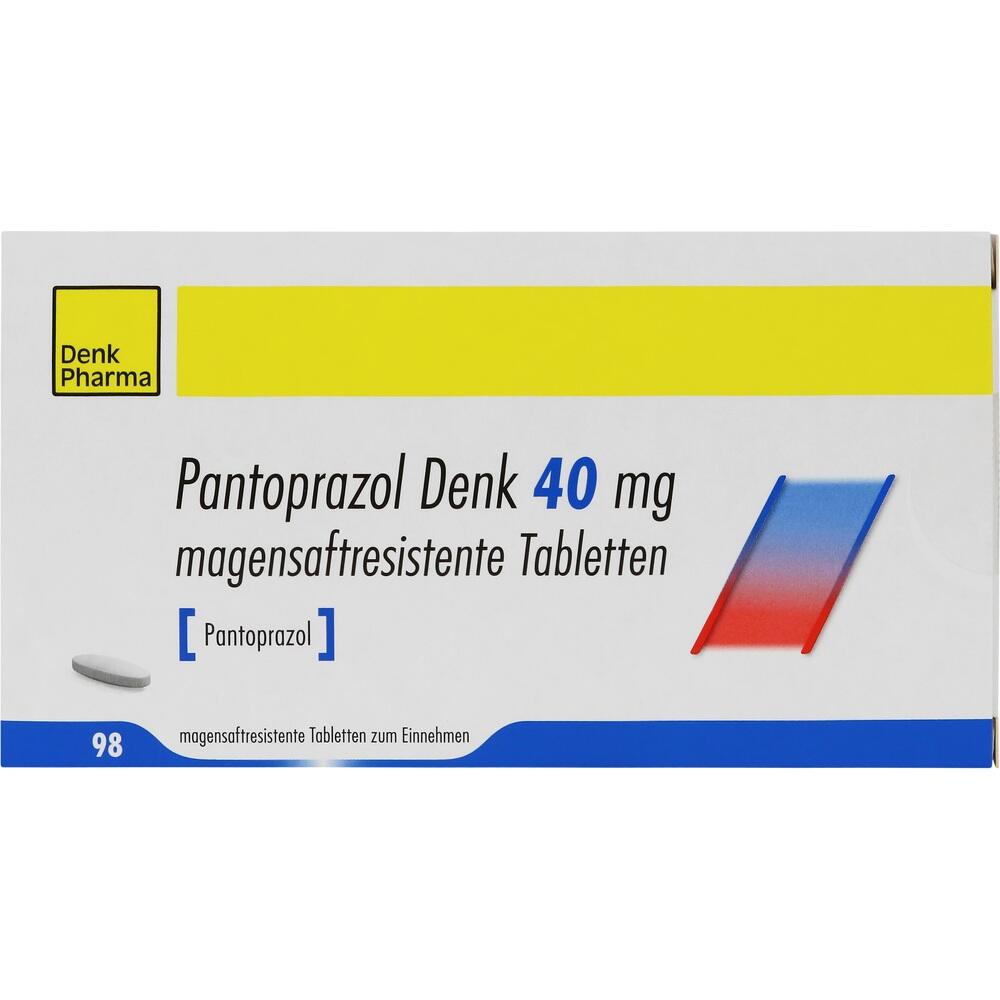 pantoprazol 40mg Denk  98 St Tabletten magensaftresistent