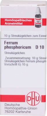 FERRUM PHOSPHORICUM D 10 Globuli 10 g Globuli