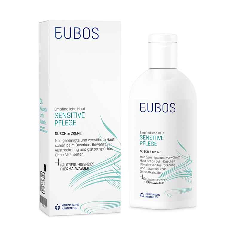 EUBOS SENSITIVE PFLEGE Dusch & Creme  200 ml Emulsion