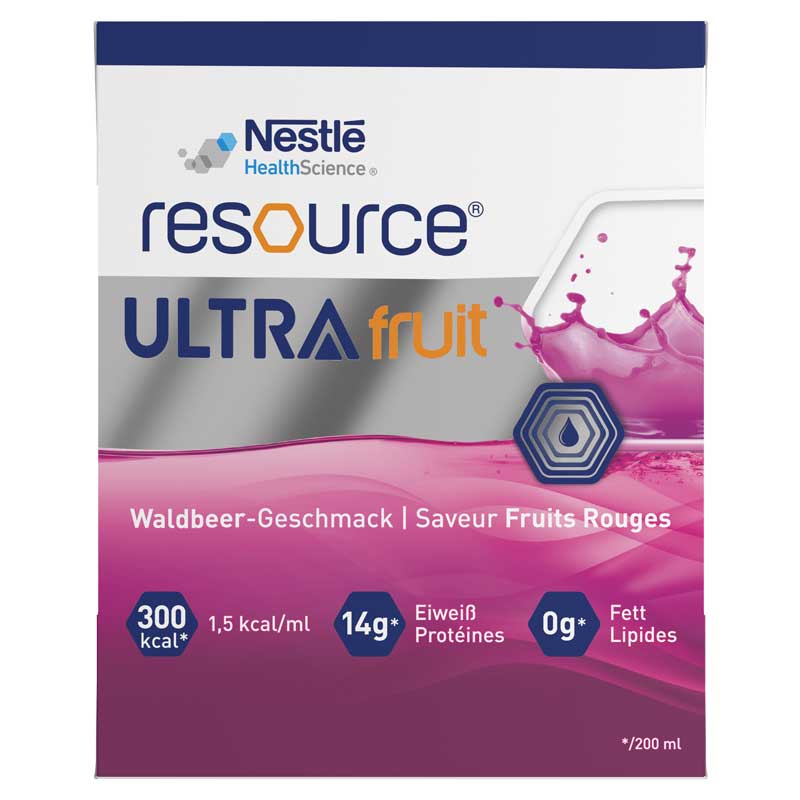 resource ULTRA fruit Waldbeere 4X200 ml Flüssigkeit