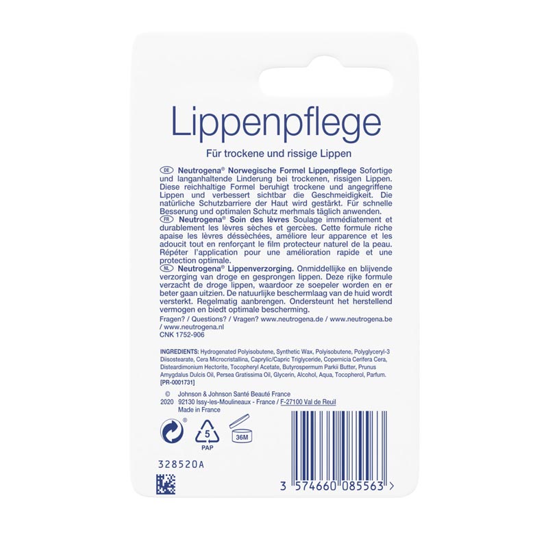Neutrogena Norwegische Formel Lippenpflege  4.8 g Stifte