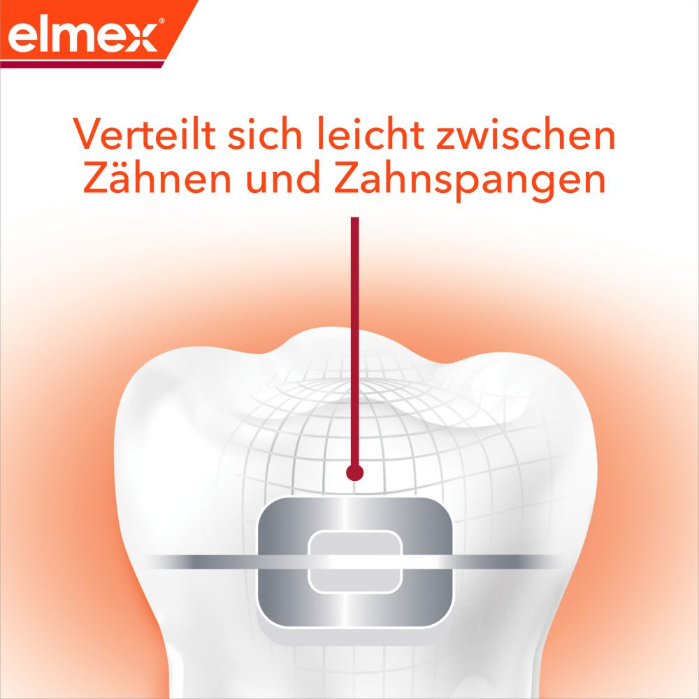 elmex Zahnpasta Kariesschutz Professional + Zahnspange 75 ml Zahnpasta