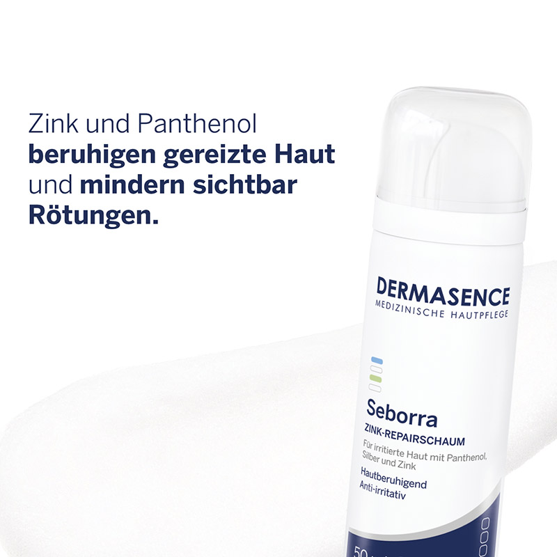 DERMASENCE Seborra ZINK-REPAIRSCHAUM 50 ml Schaum