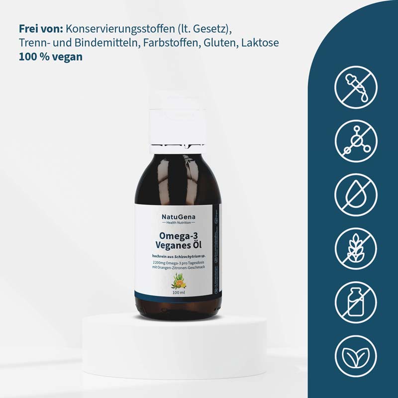 NatuGena Omega-3 Veganes Öl 100 ml Öl