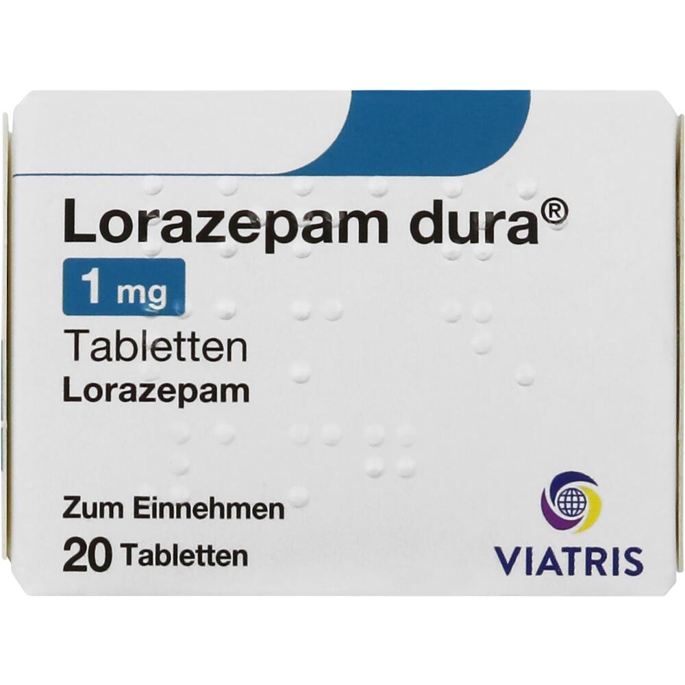 Lorazepam dura 1mg 20 St Tabletten