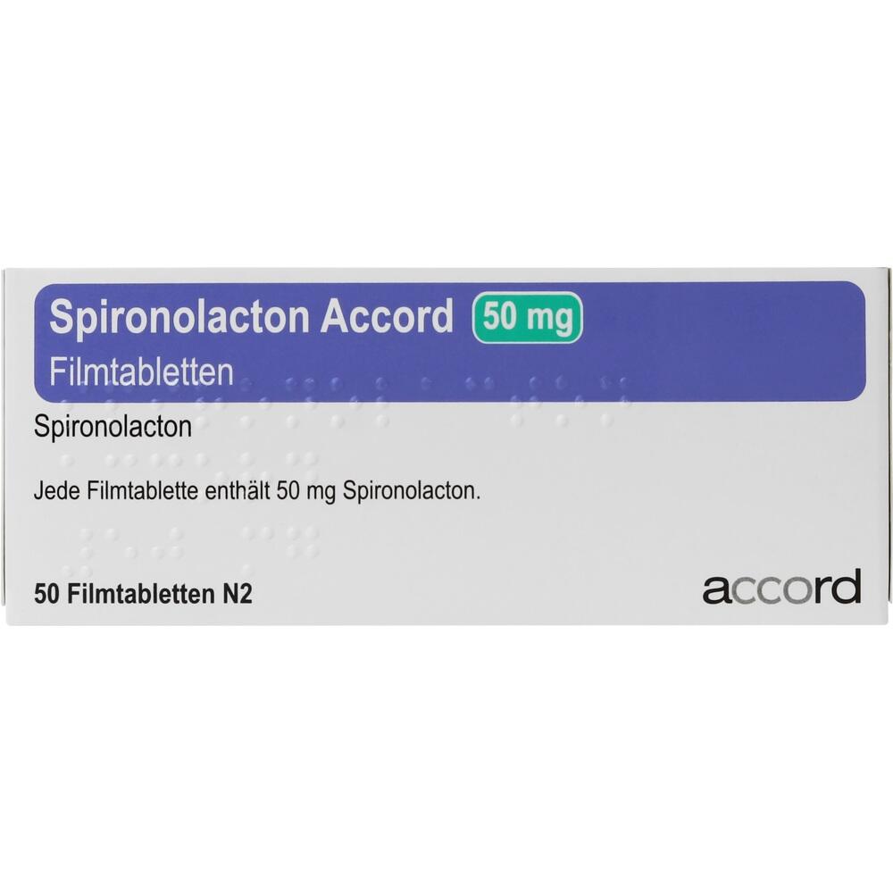 Spironolacton Accord 50mg 50 St Filmtabletten