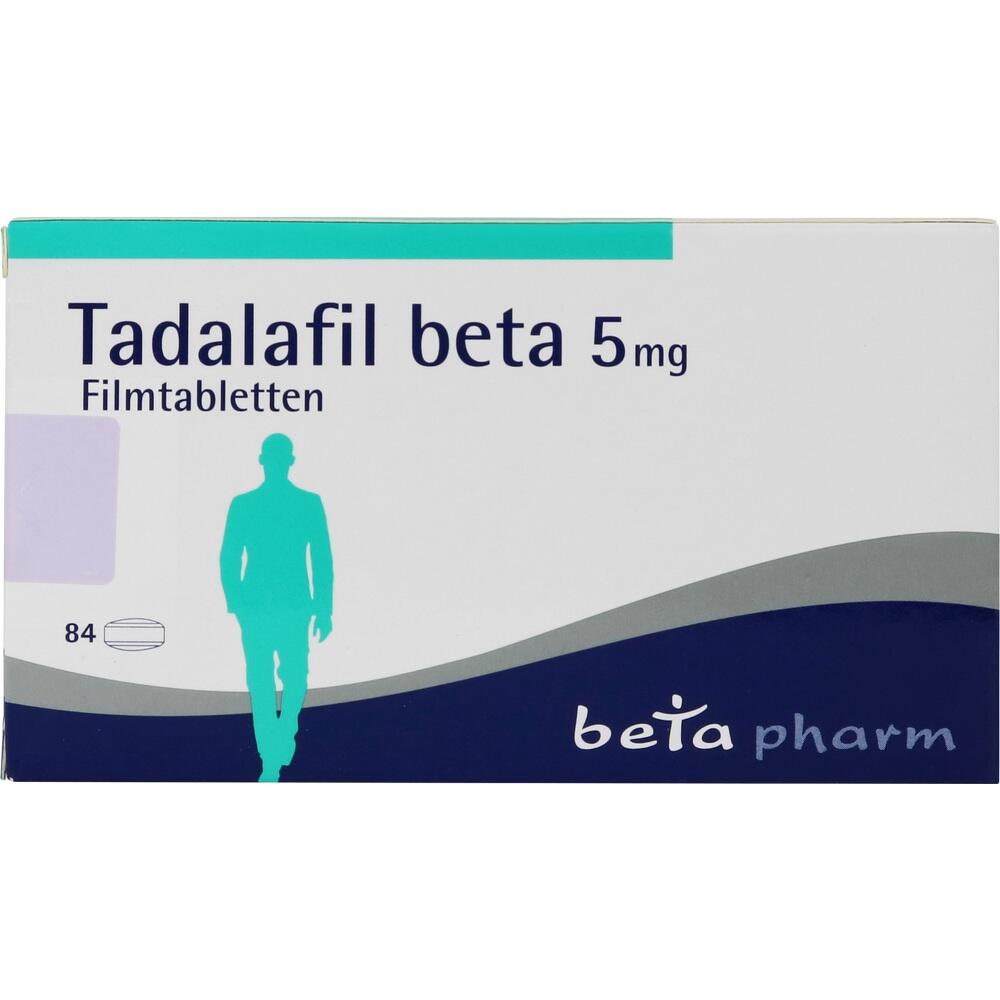 TADALAFIL beta 5 mg Filmtabletten 84 St Filmtabletten