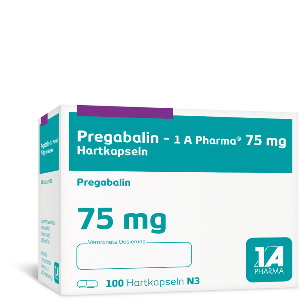 Pregabalin-1 A Pharma 75mg 100 St Hartkapseln